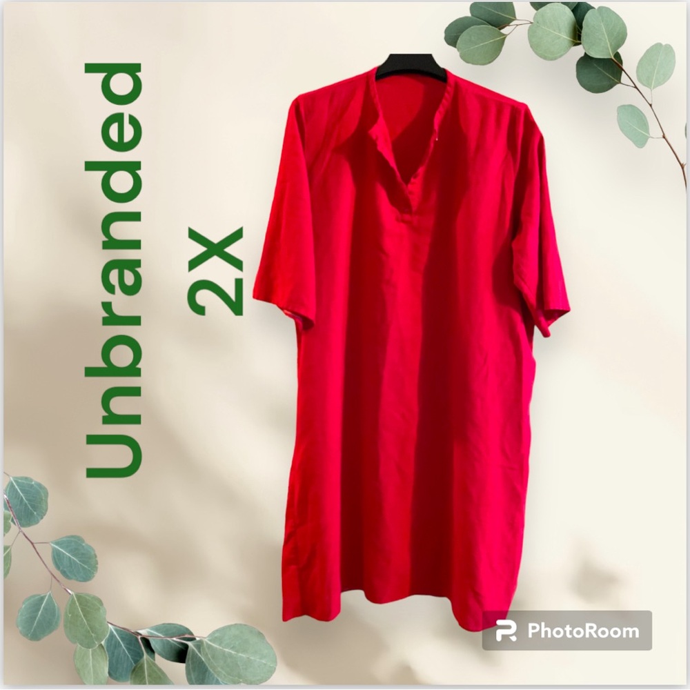 Elegant Red Women's Dress